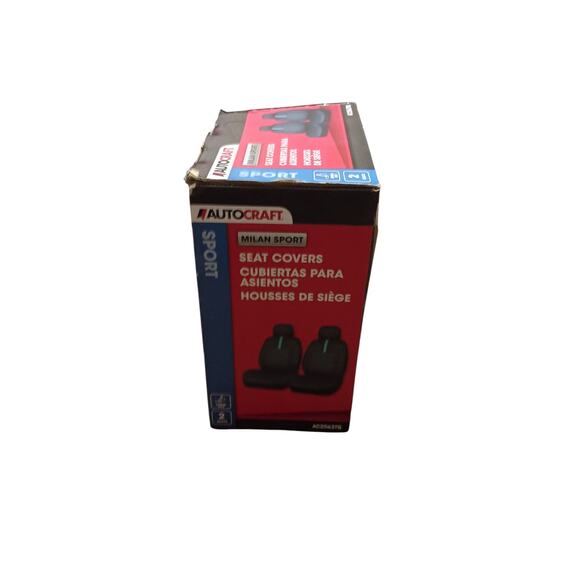 Autocraft Milan Sport Seat Leather Covers Set AC2063TQ Black & Mint Teal Green - Picture 5 of 9